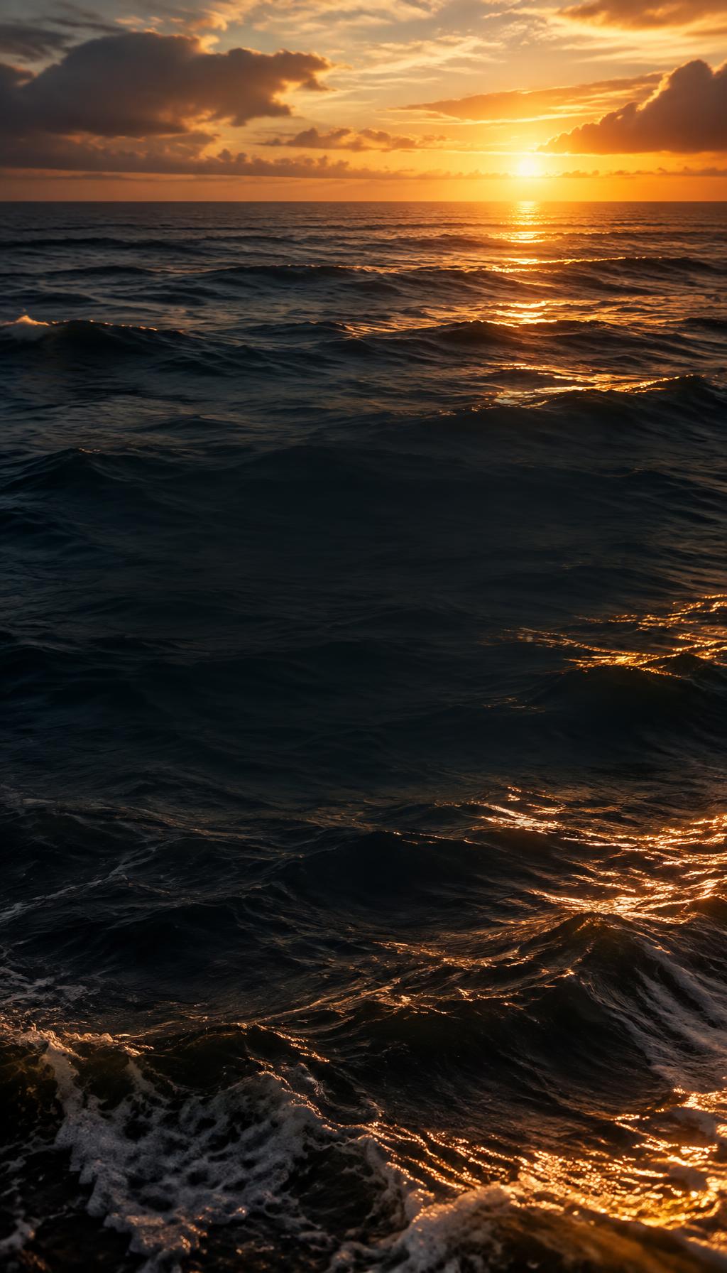 Golden waters